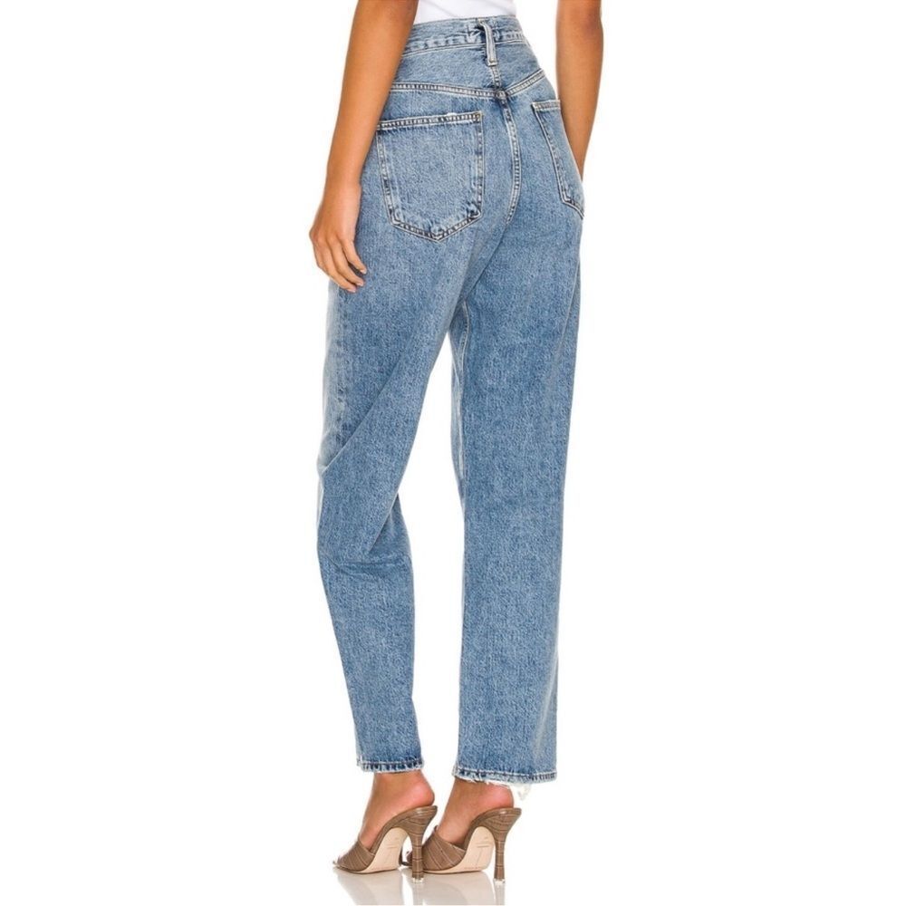 AGOLDE Criss Cross Jeans Straight Leg In Eternal - Picture 2 of 9